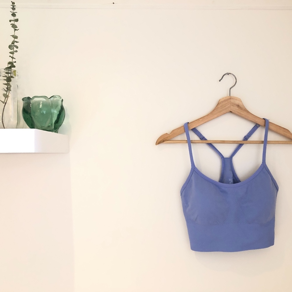 Joe Fresh Long Line Lavender Sports Bra